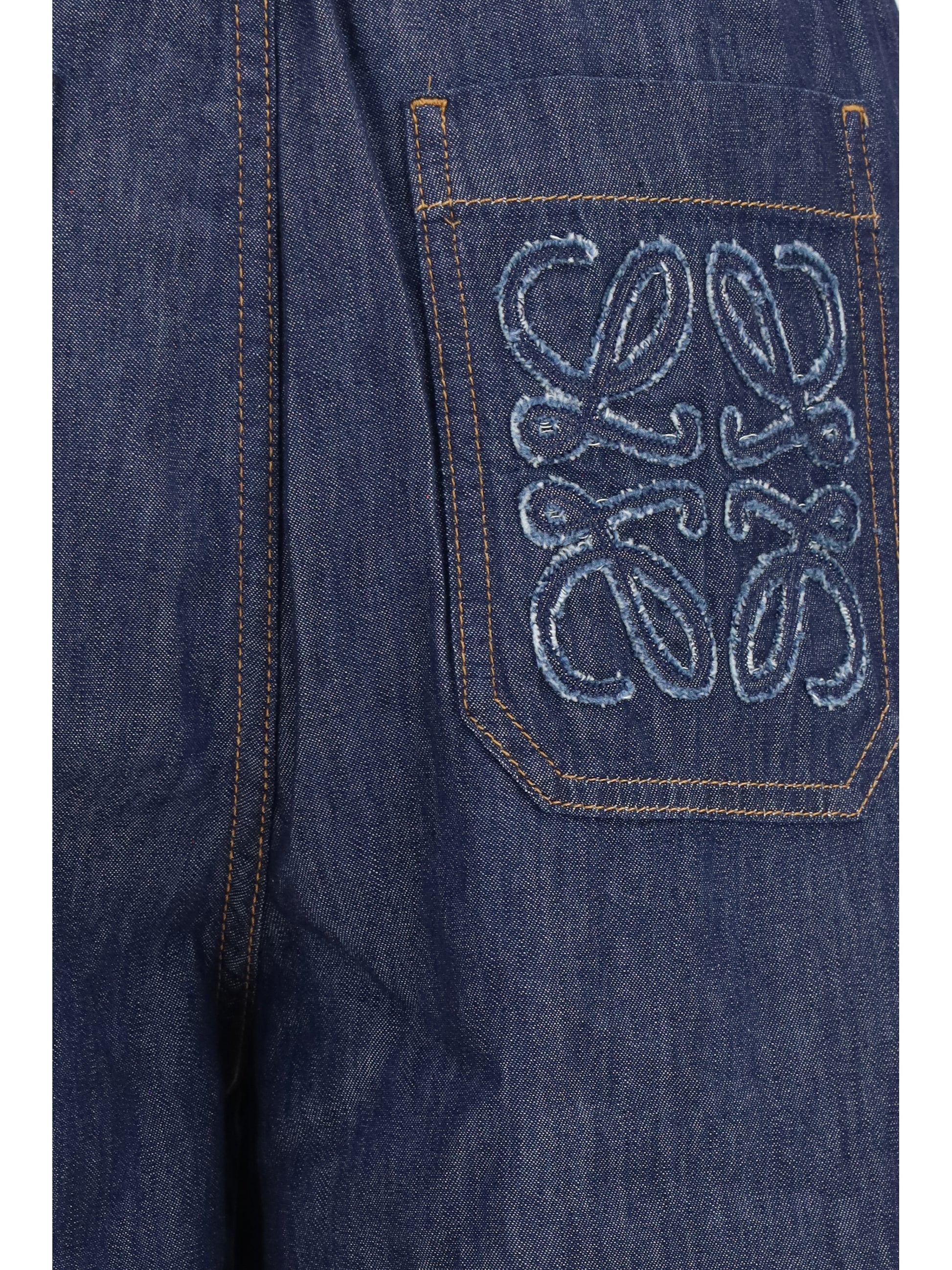 Loewe Men Cotton Drawstring Pants LOEWE