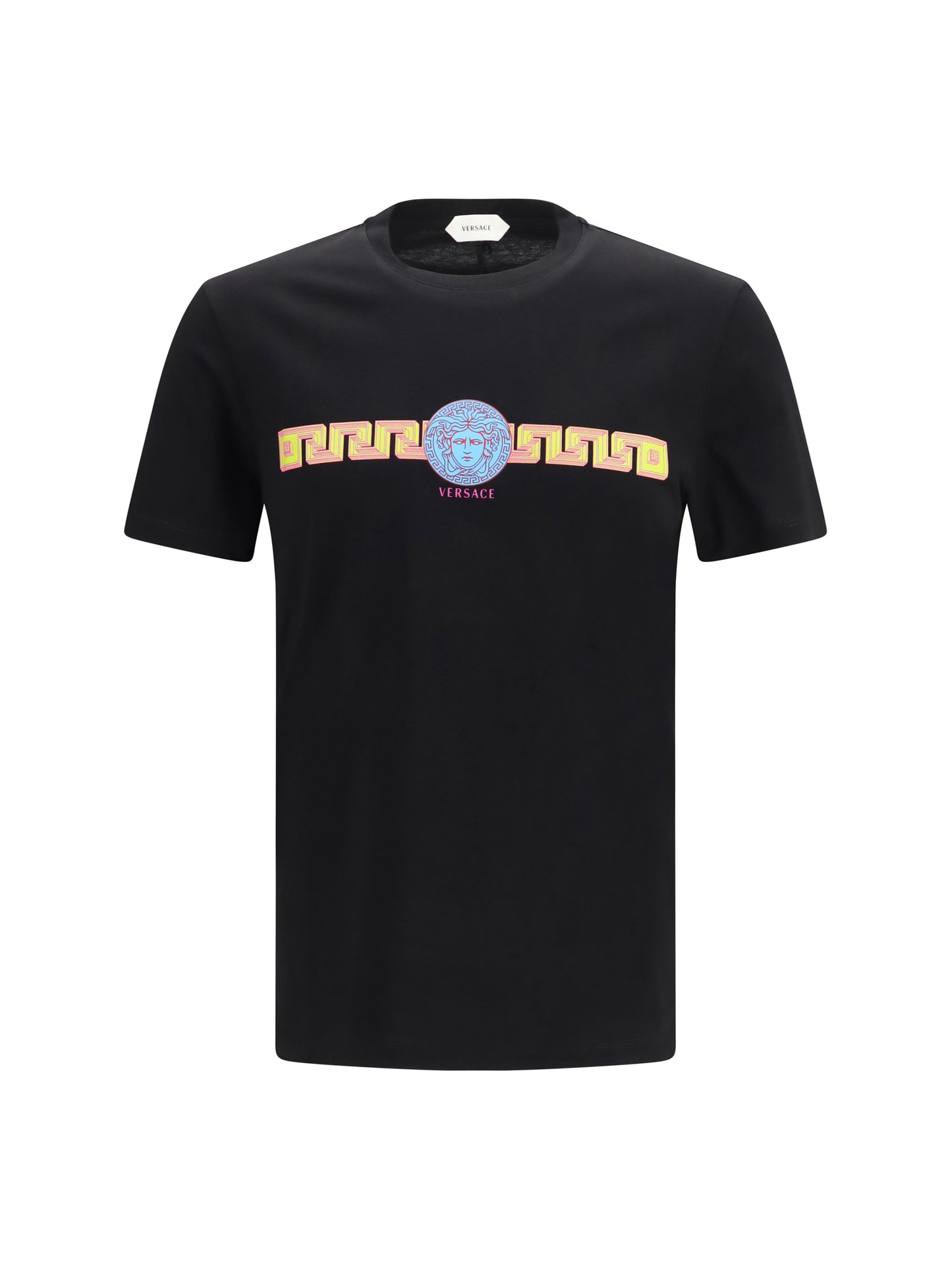 Versace Men Slim Cotton Jersey T-Shirt VERSACE