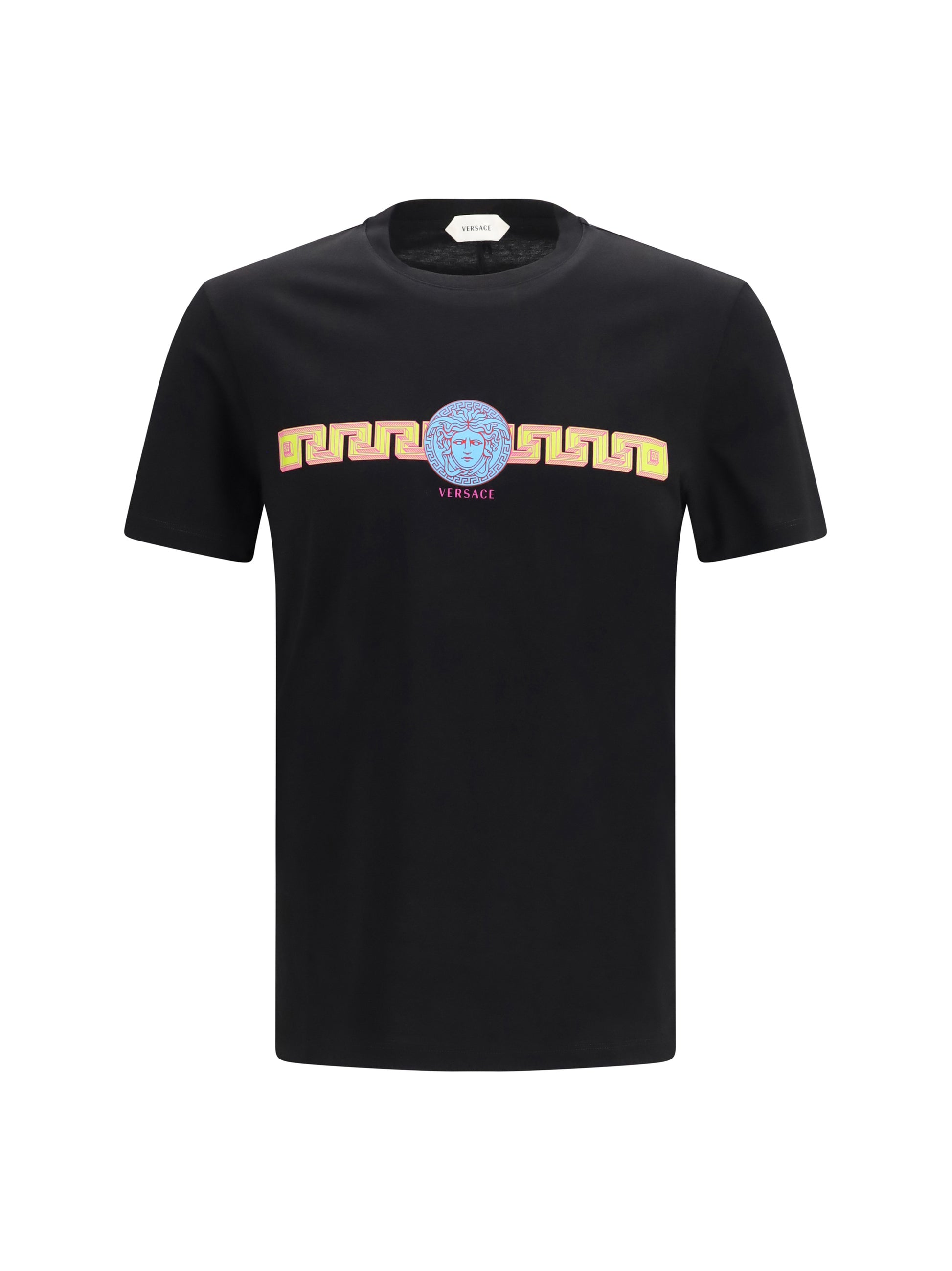 Versace Men Slim Cotton Jersey T-Shirt VERSACE
