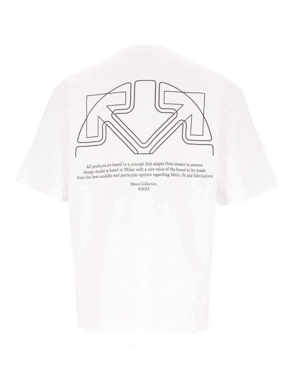 Off-White Men Skate T-Shirt Half Arrow OFF-WHITE