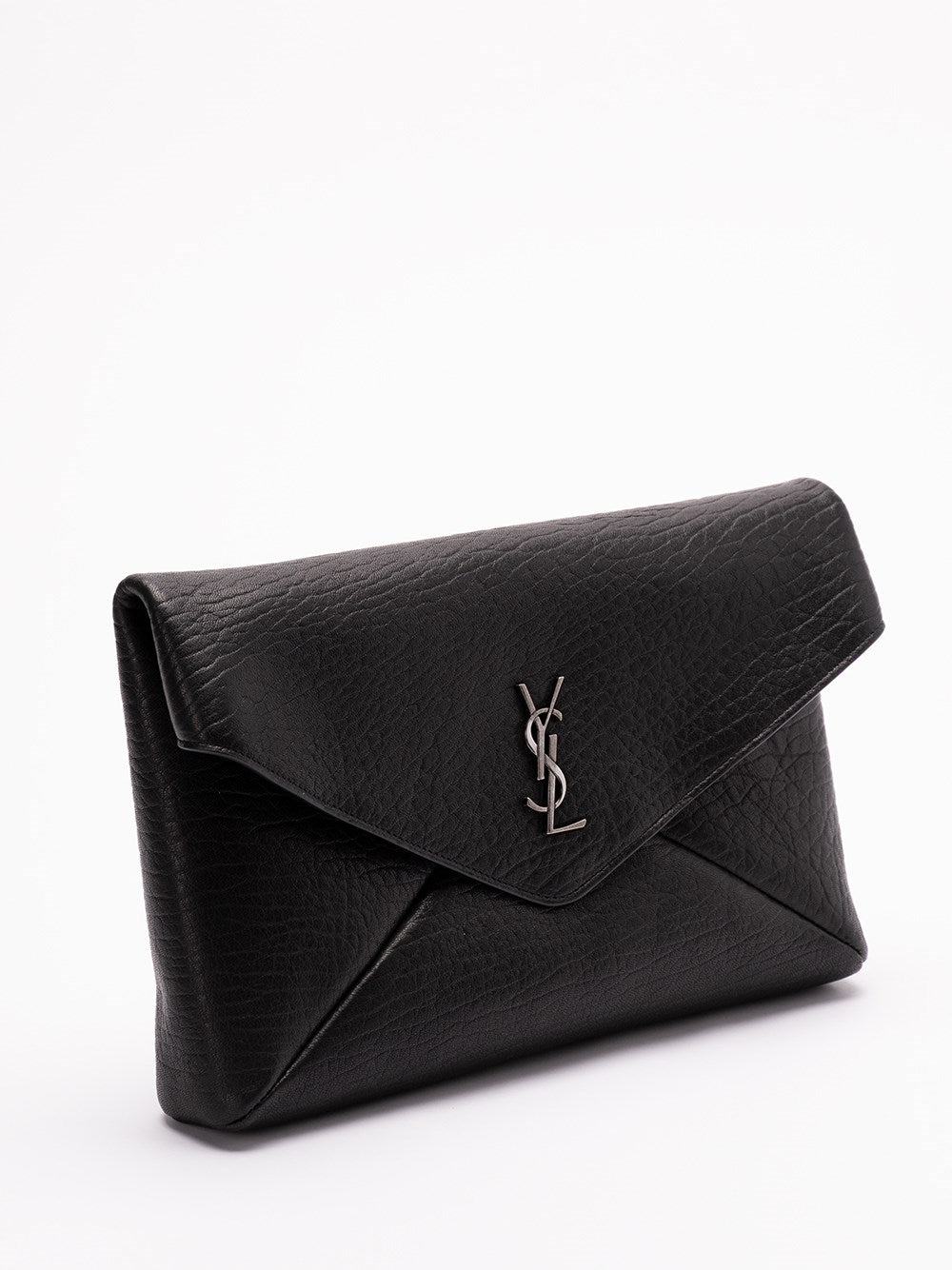 Saint Laurent Men Cassandre Large Envelope Pouch In Lambskin SAINT LAURENT