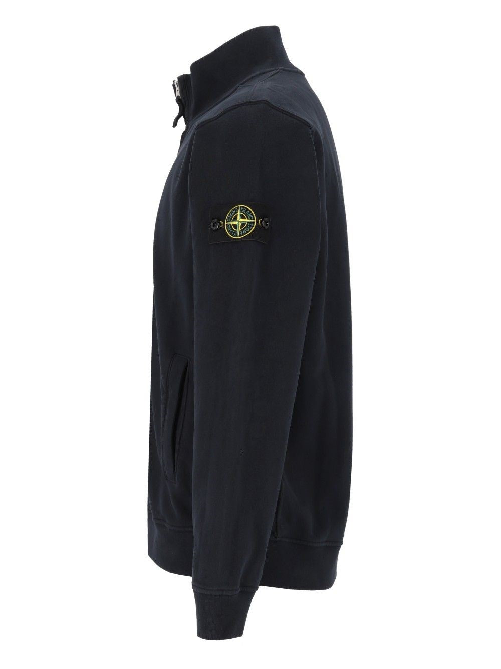 Stone Island Men Fleece Track Jacket STONE ISLAND