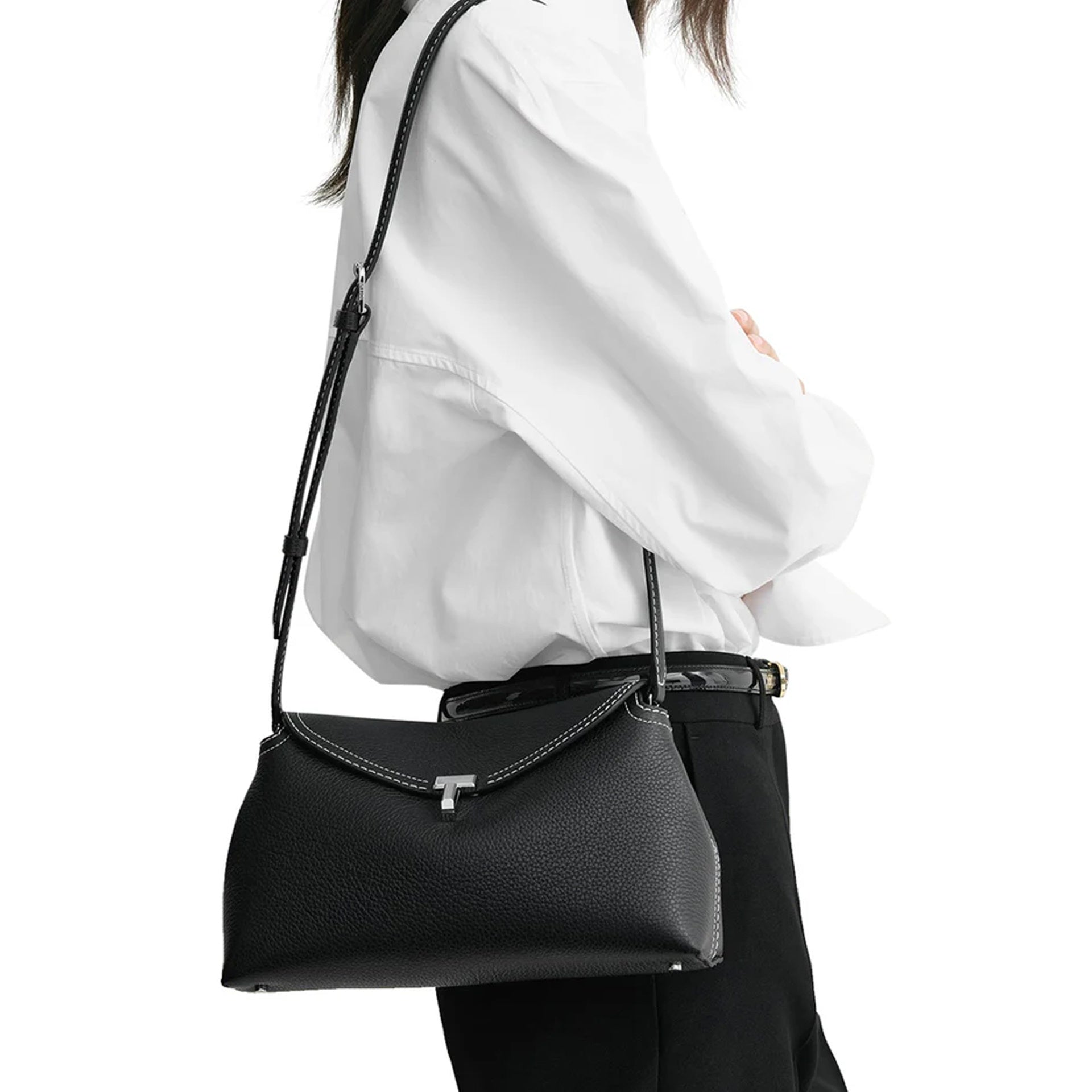 Toteme T-Lock Clutch Bag Women TOTEME
