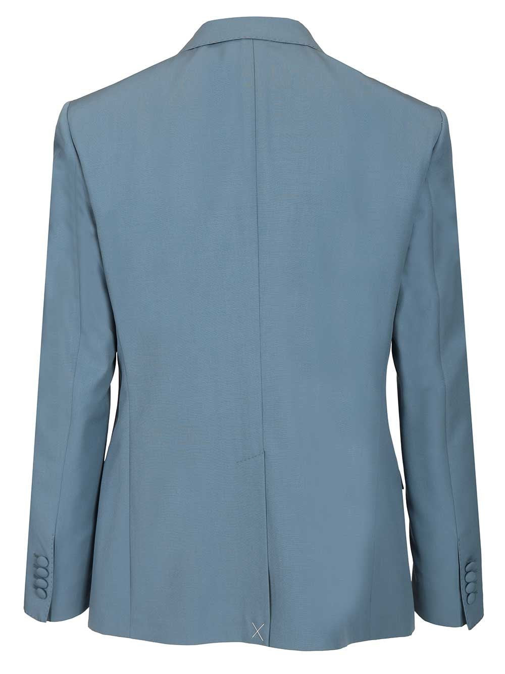 Dolce & Gabbana Men Double-Breasted Wool Poplin Jacket DOLCE & GABBANA