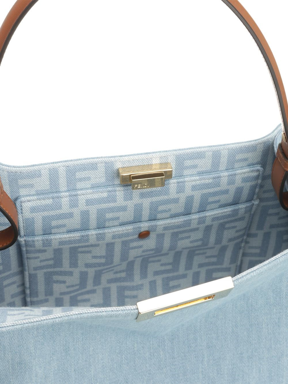 Fendi Women Fendi Way Medium Denim Bag FENDI