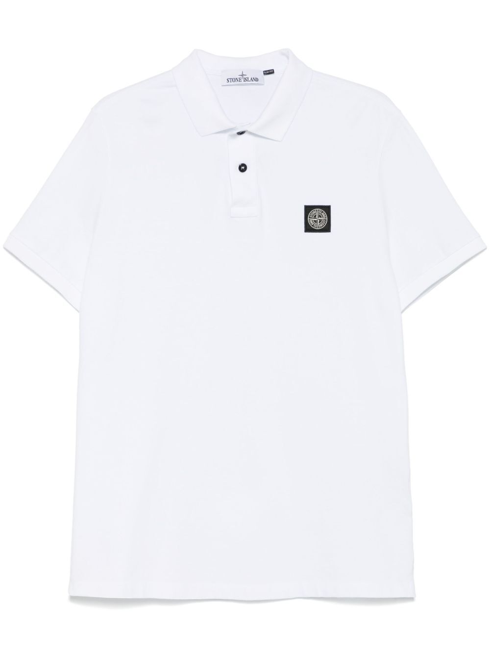 Stone Island Men Slim Fit Stretch Cotton Piqué Polo Shirt STONE ISLAND