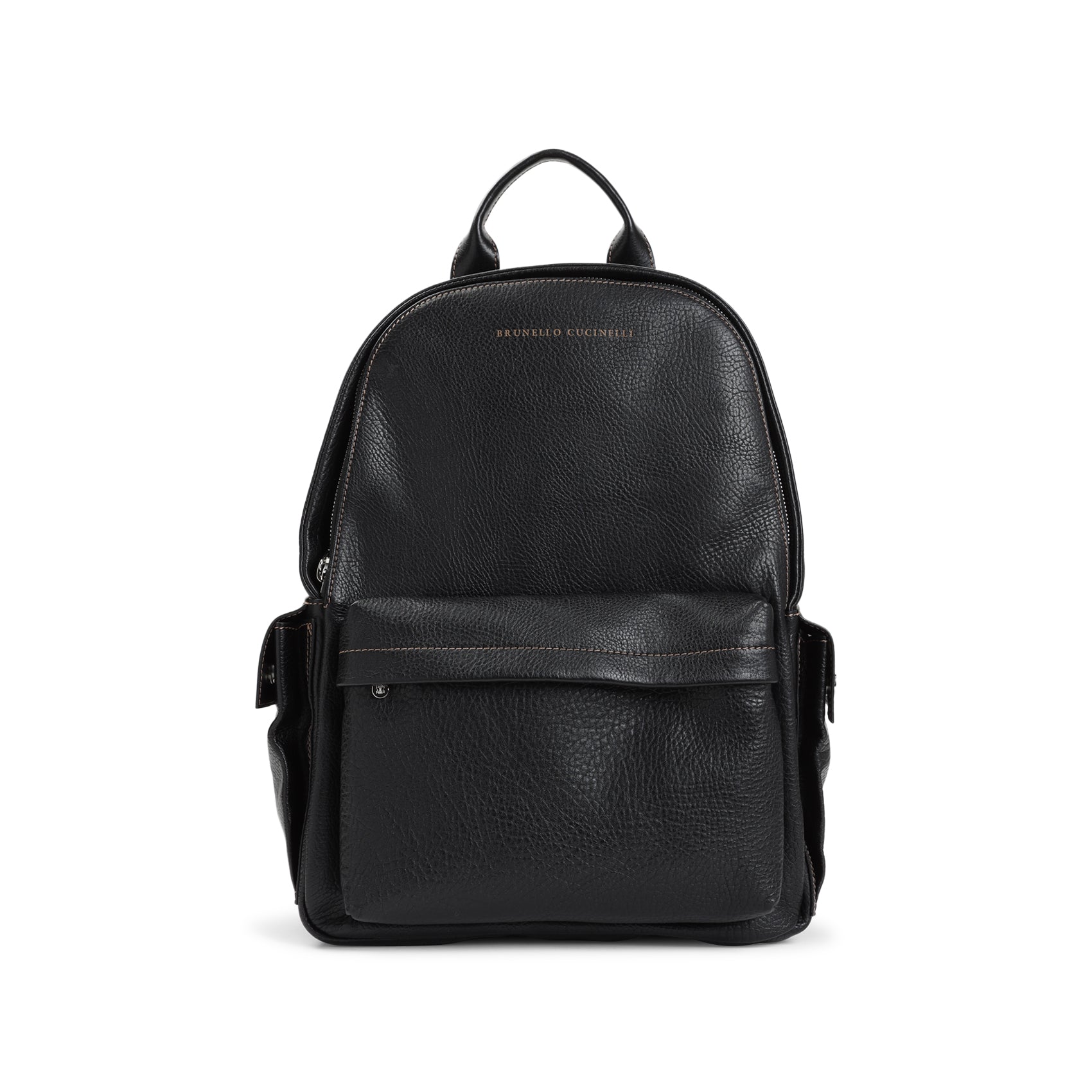 Brunello Cucinelli Grained Leather Backpack Men BRUNELLO CUCINELLI