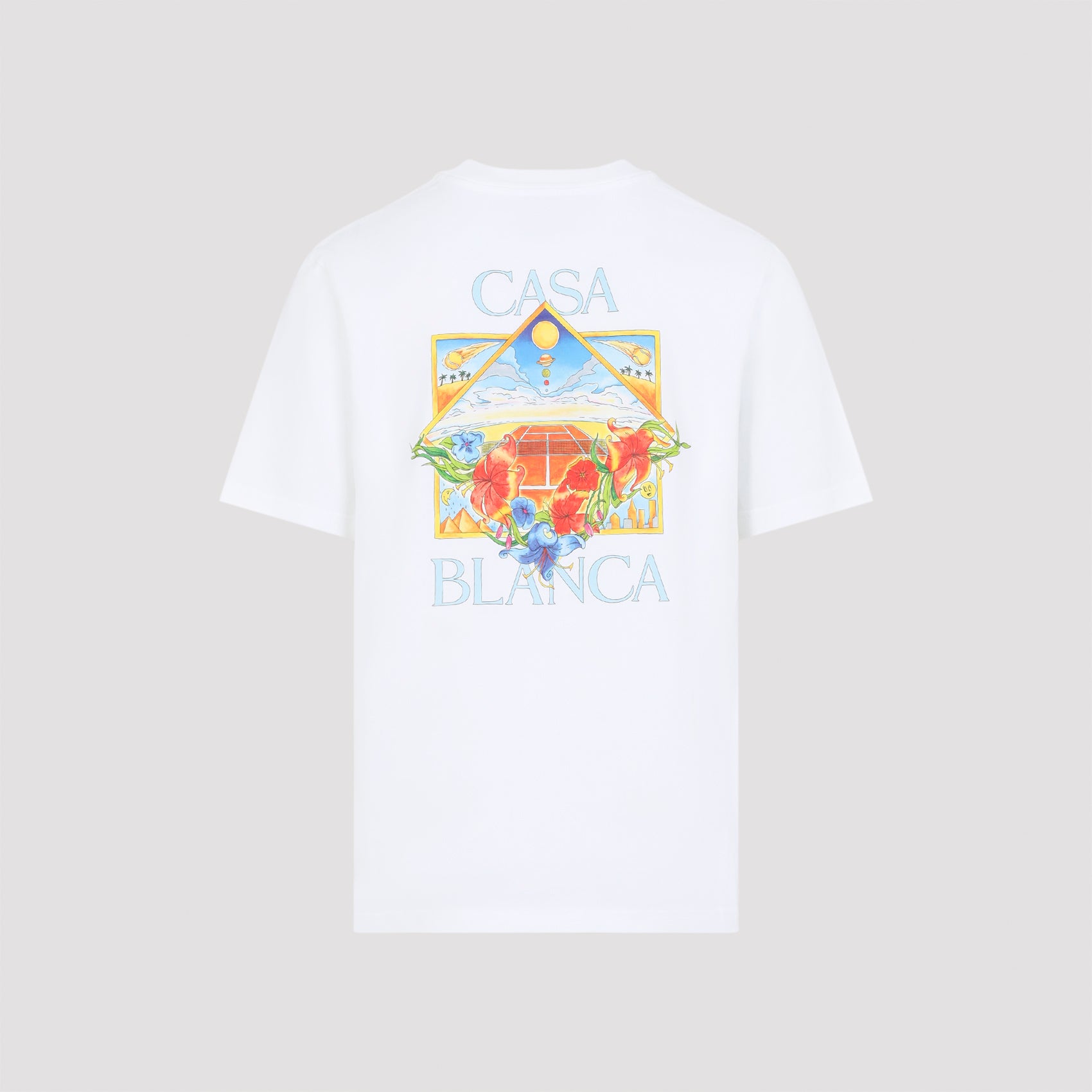 Casablanca Flower Court Icon T-Shirt Men CASABLANCA