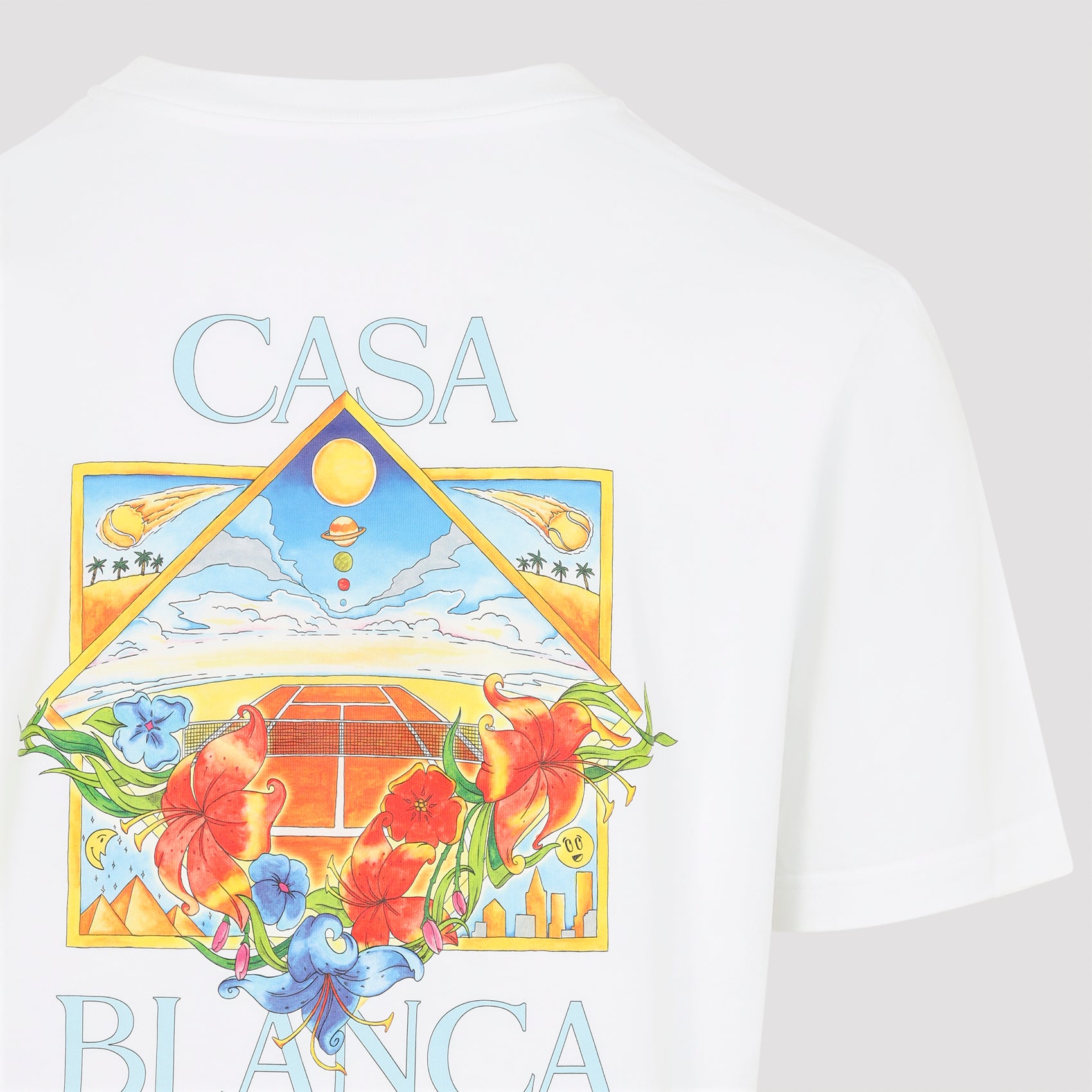 Casablanca Flower Court Icon T-Shirt Men CASABLANCA