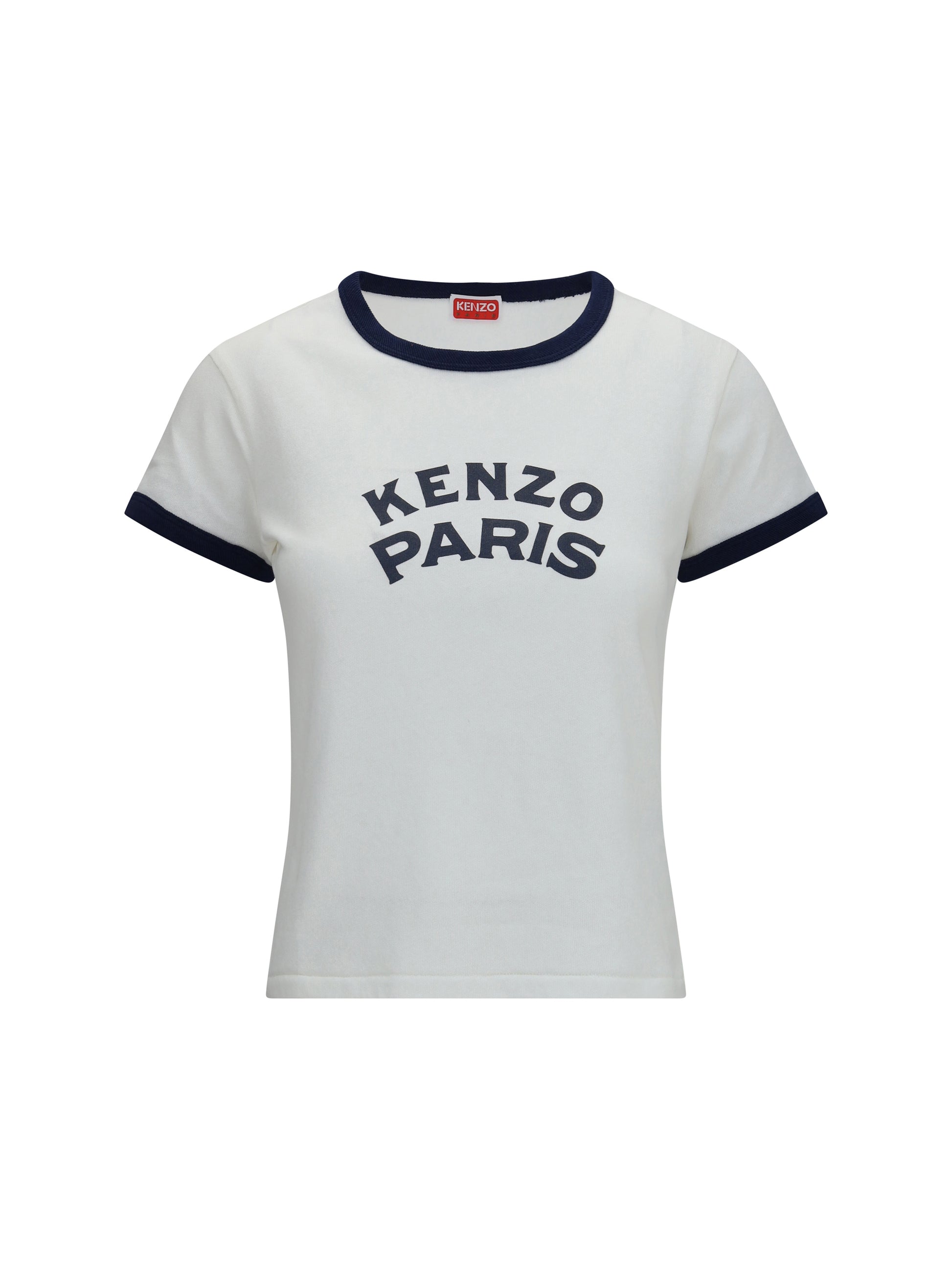 Kenzo Women Kenzo Paris Emblem Cotton T-Shirt KENZO