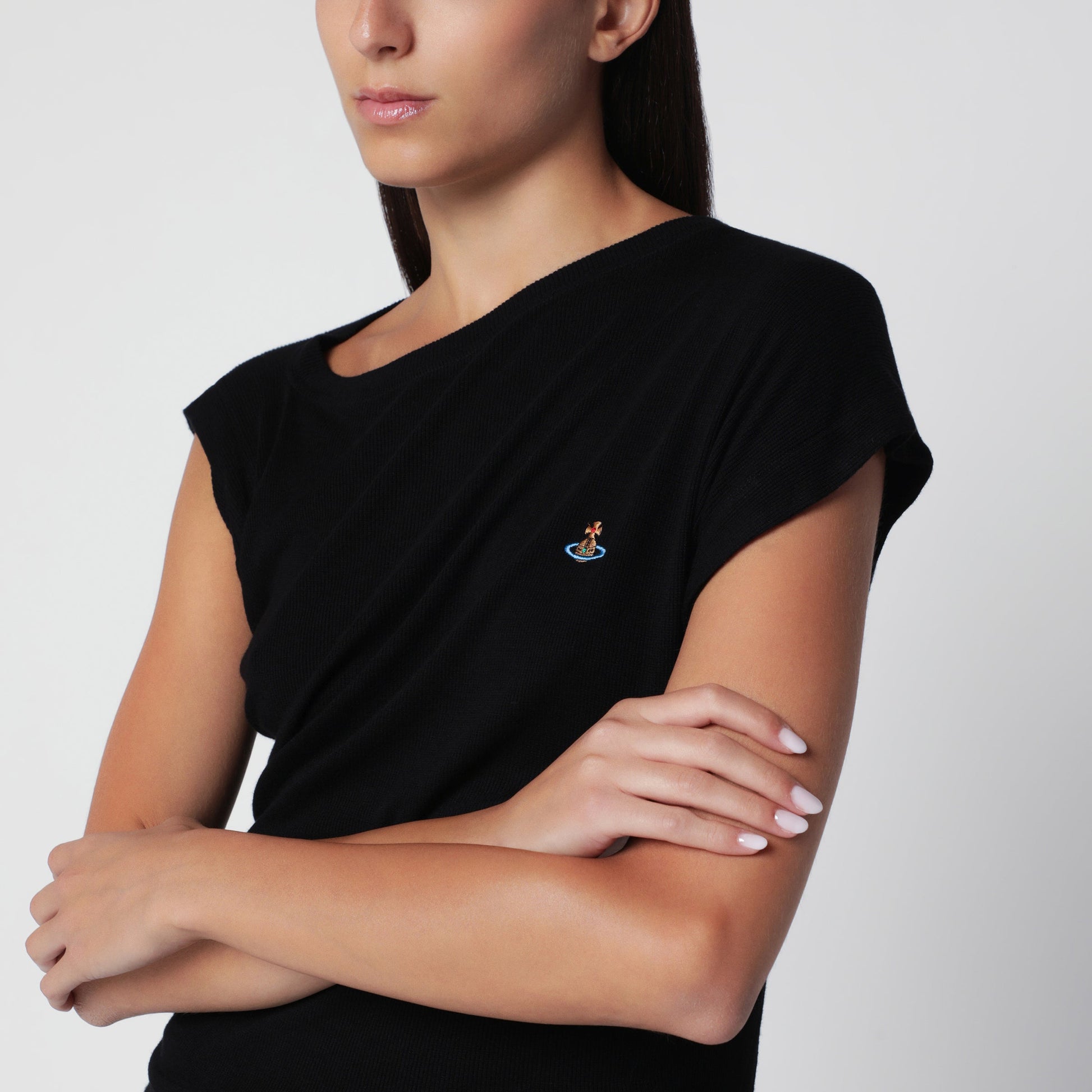 Vivienne Westwood Black Asymmetrical Hebo T-Shirt Women VIVIENNE WESTWOOD