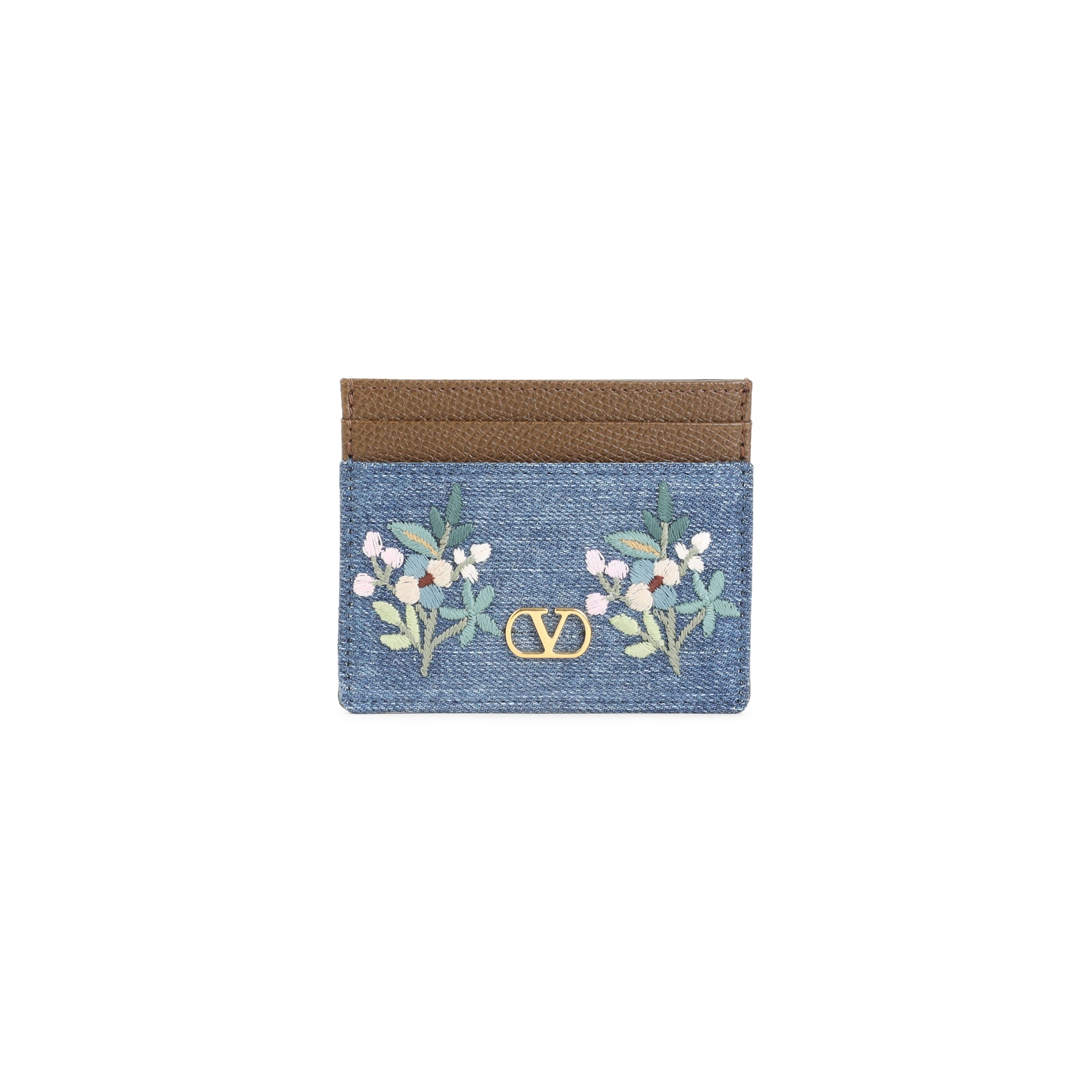 Valentino Garavani Cotton Credit Card Case Women VALENTINO GARAVANI