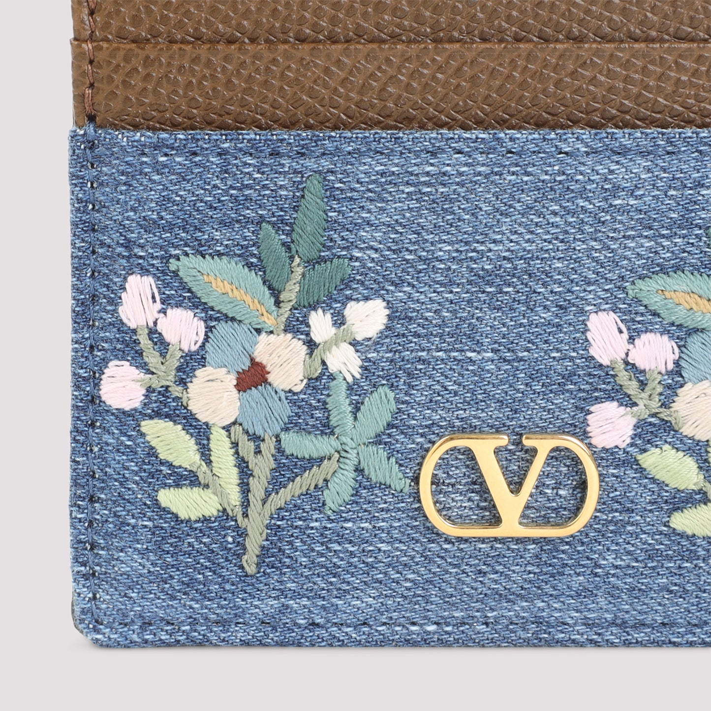 Valentino Garavani Cotton Credit Card Case Women VALENTINO GARAVANI