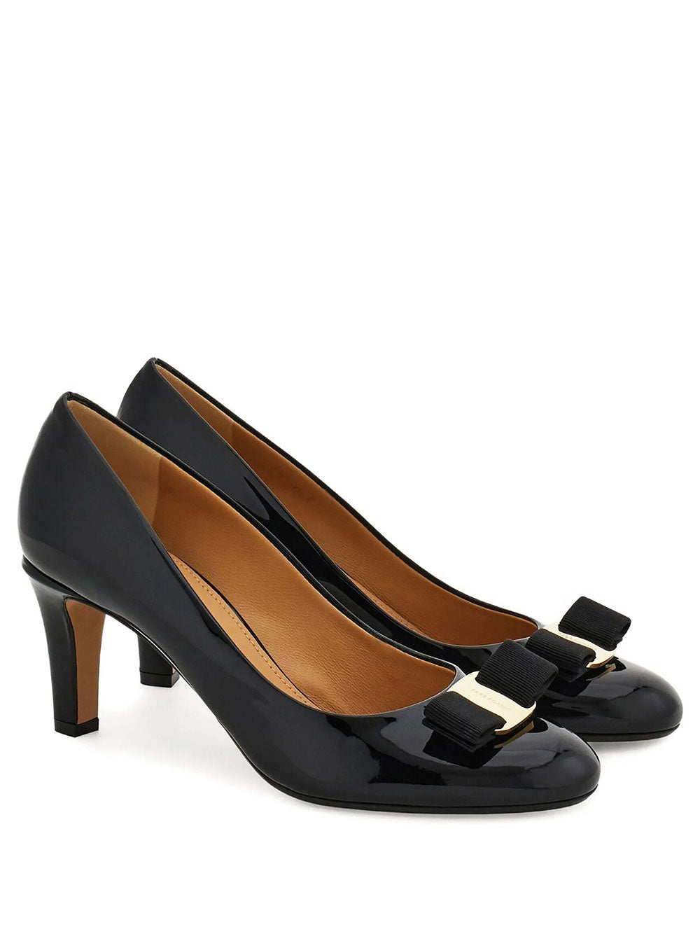 Ferragamo Women Carla 70 Naplak Vara Bow Pump FERRAGAMO