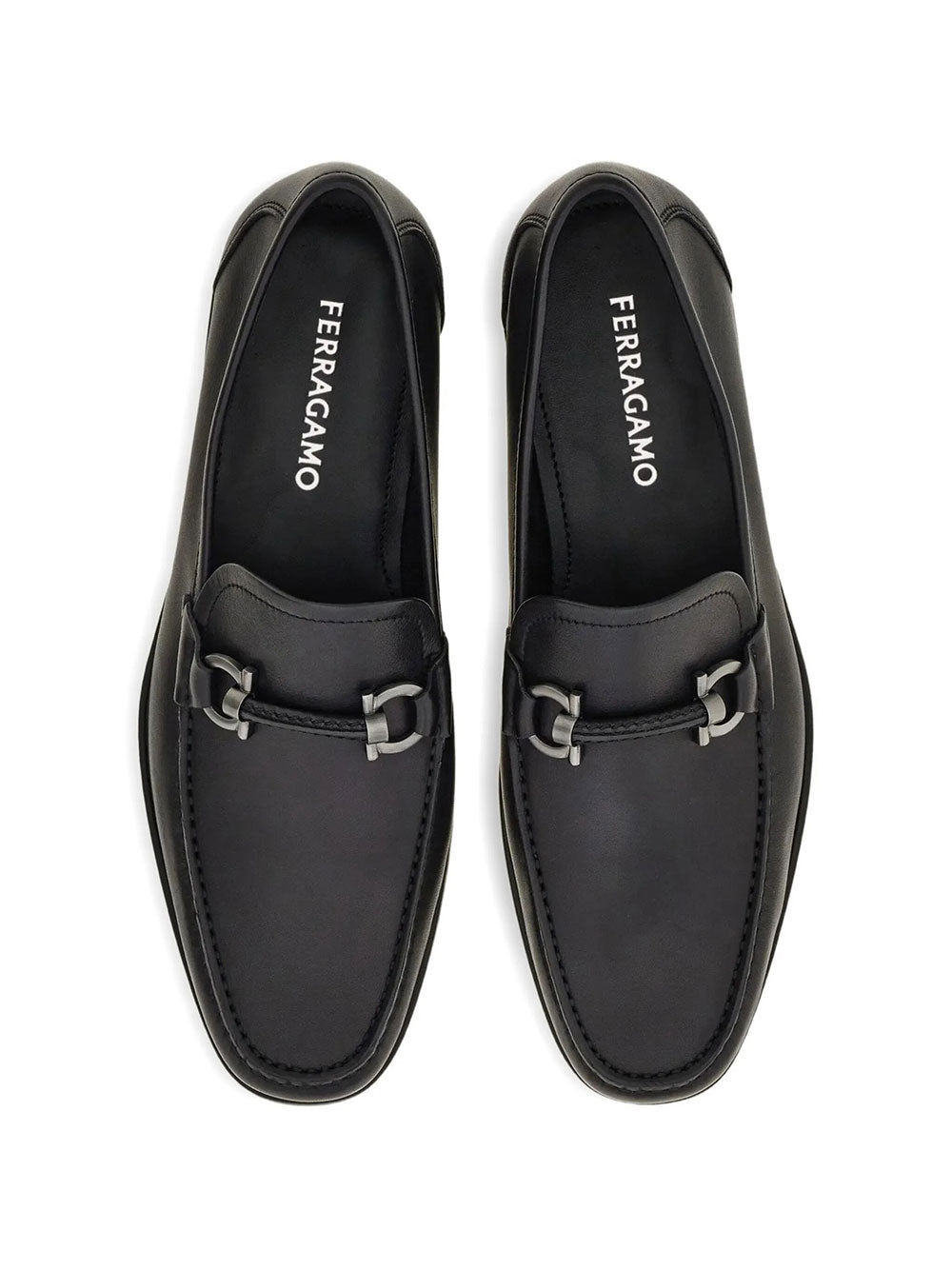 Ferragamo Men Supreme Gancini Ornament Loafers FERRAGAMO