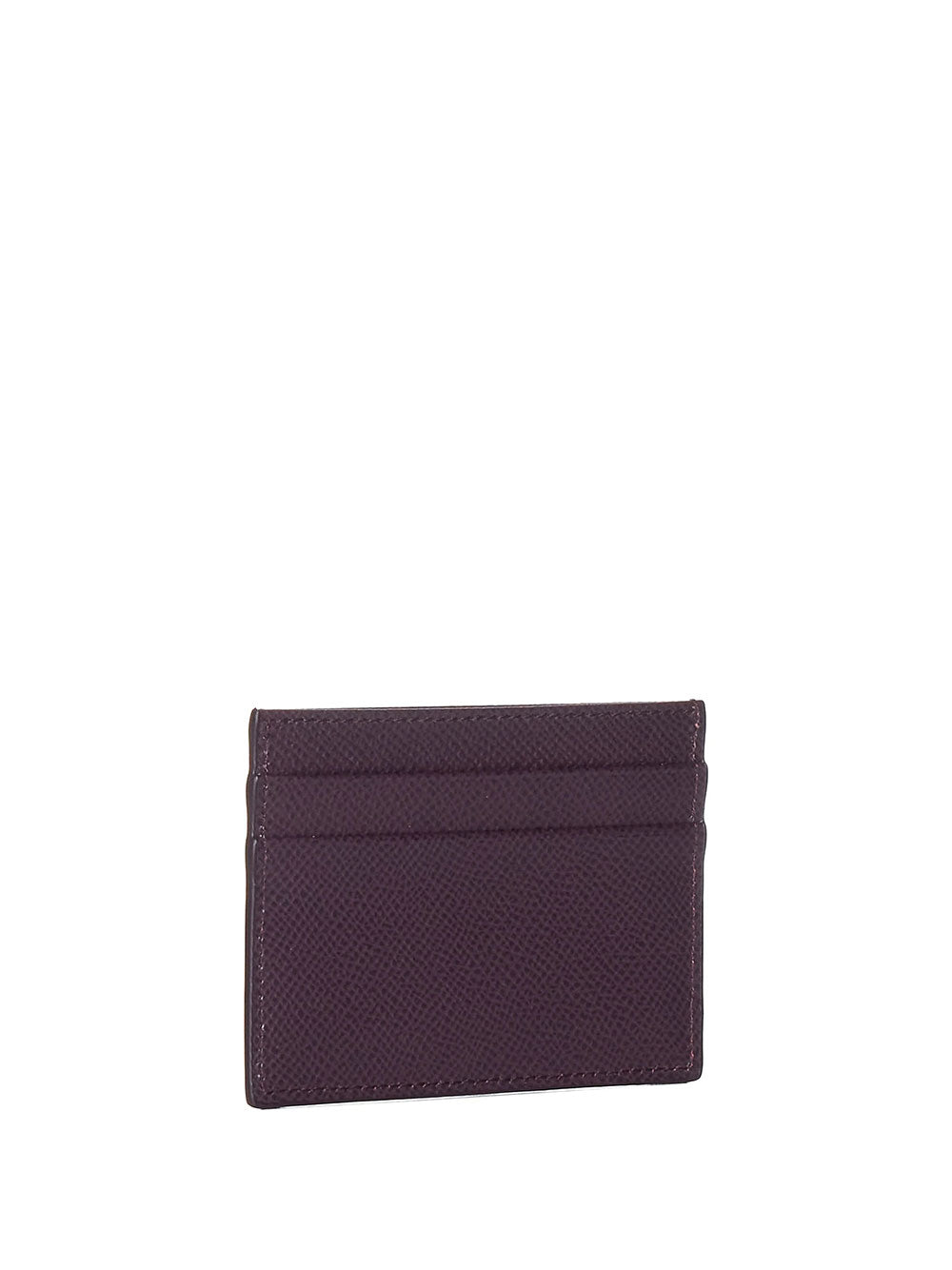 Dolce & Gabbana Women Dauphine Calfskin Card Holder With Branded Plate DOLCE & GABBANA