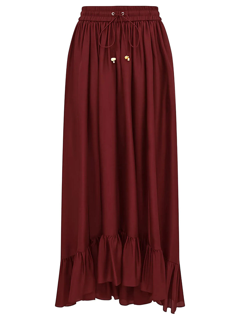 Zimmermann Women Aster Silk Maxi Skirt ZIMMERMANN