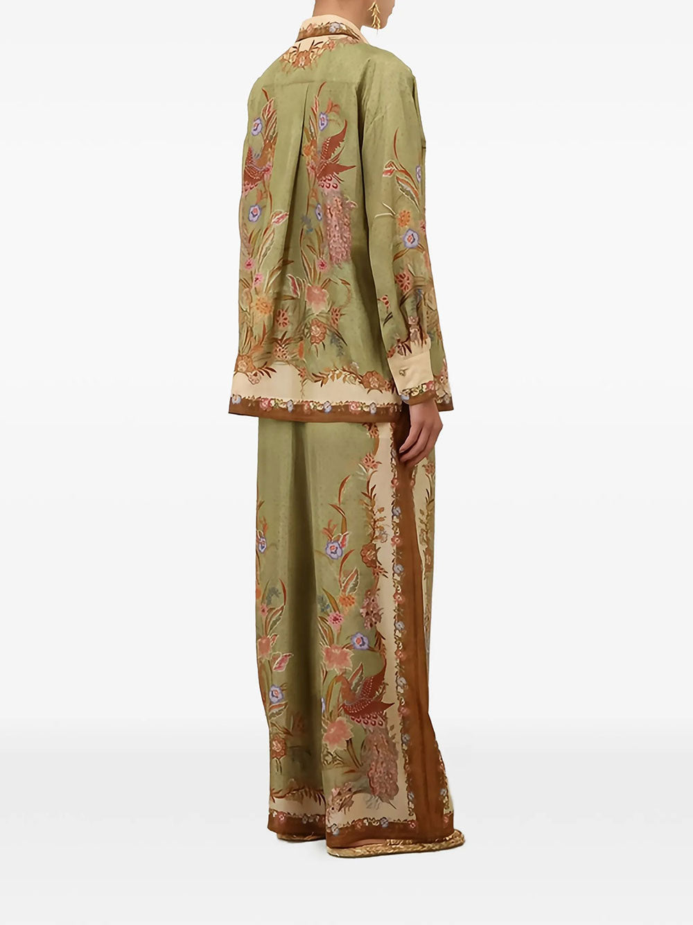 Zimmermann Women Indra Relaxed Silk Shirt ZIMMERMANN