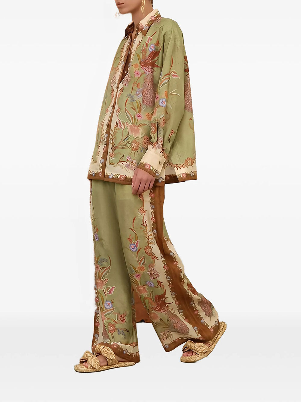 Zimmermann Women Indra Relaxed Silk Shirt ZIMMERMANN