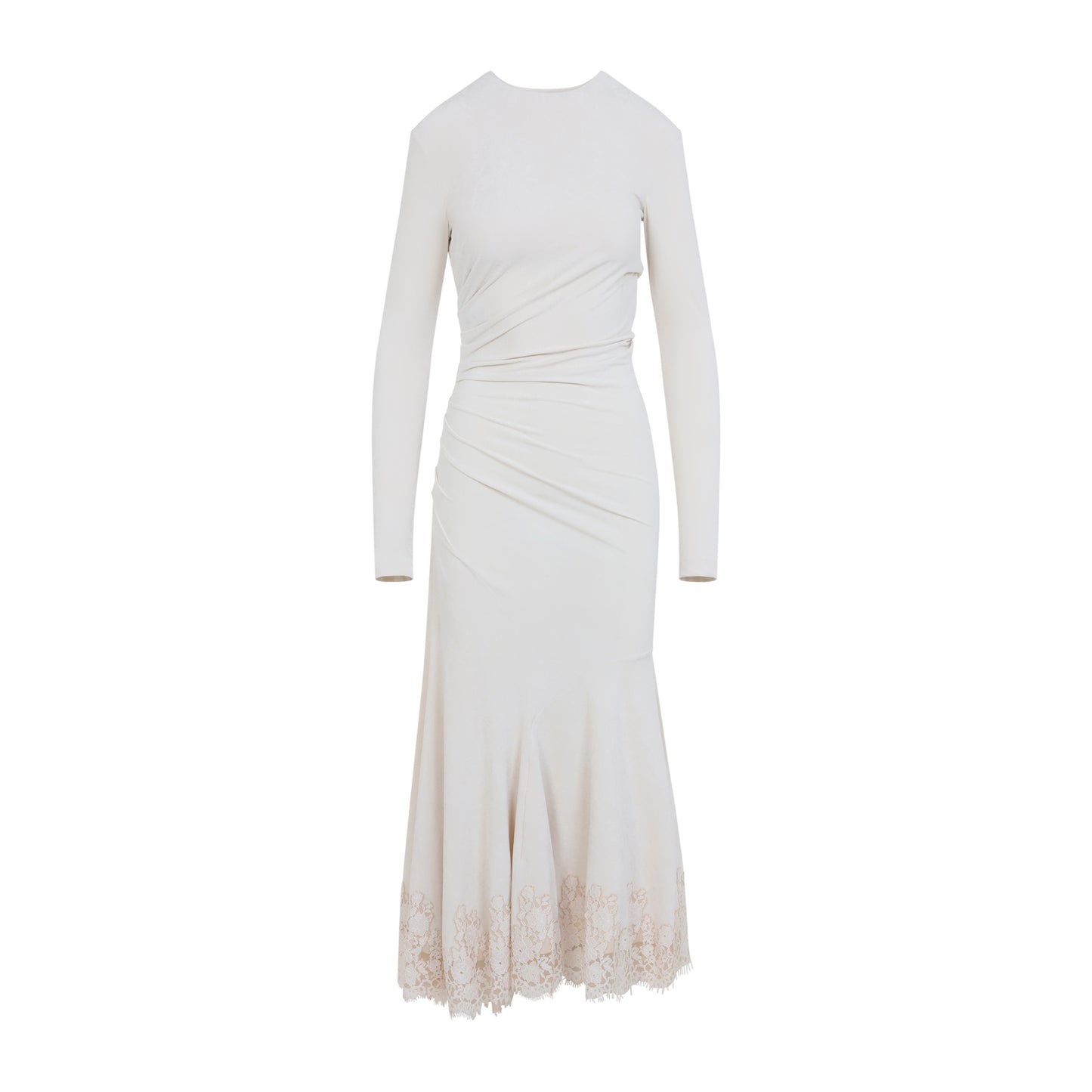 Alberta Ferretti Velvet Midi Dress Women ALBERTA FERRETTI