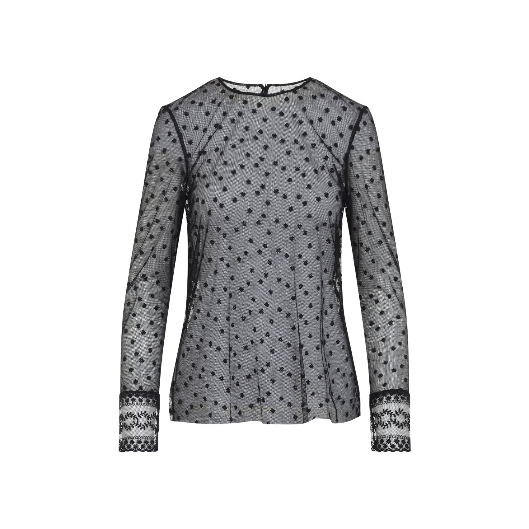 Alberta Ferretti L/S Pois Tulle Top Women ALBERTA FERRETTI