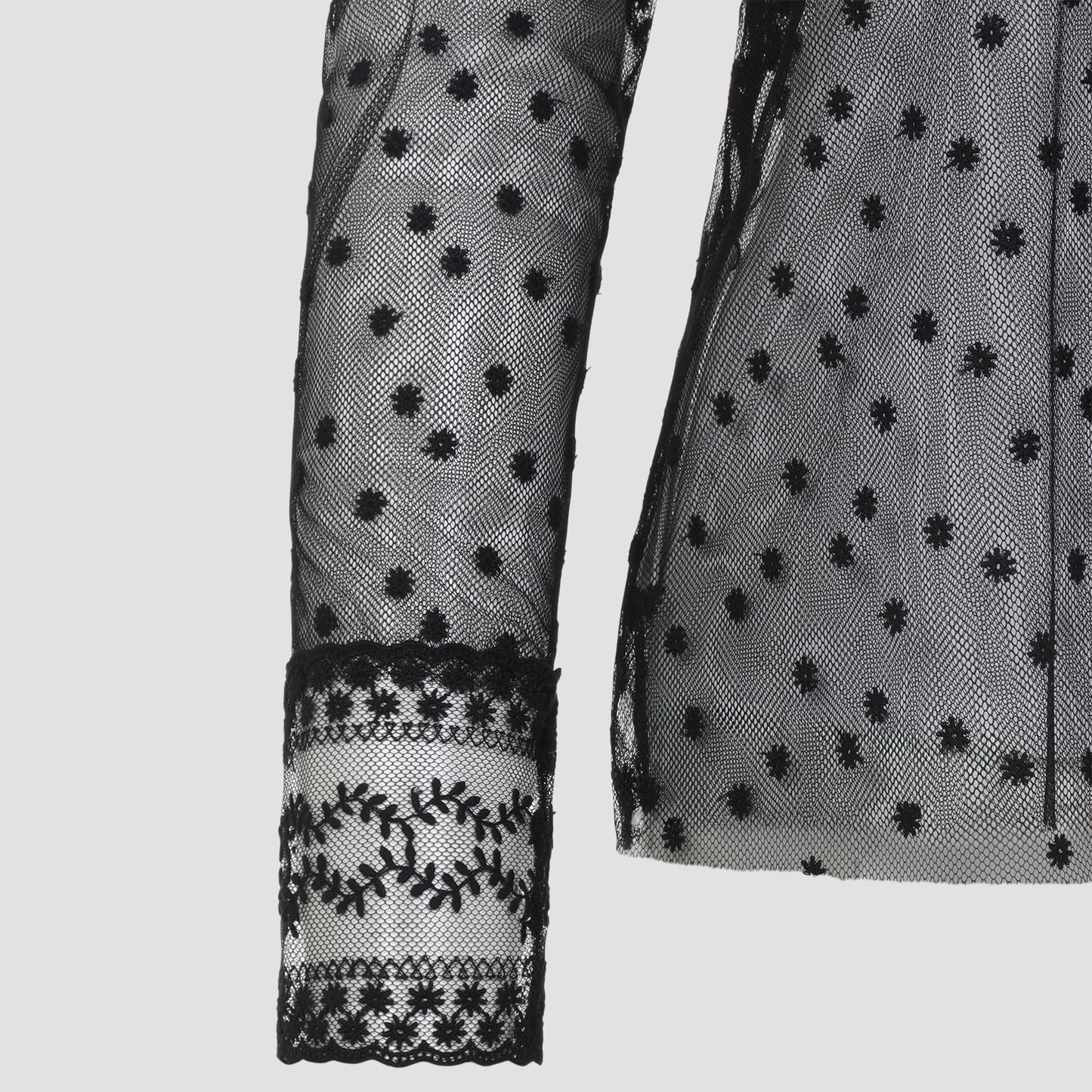 Alberta Ferretti L/S Pois Tulle Top Women ALBERTA FERRETTI
