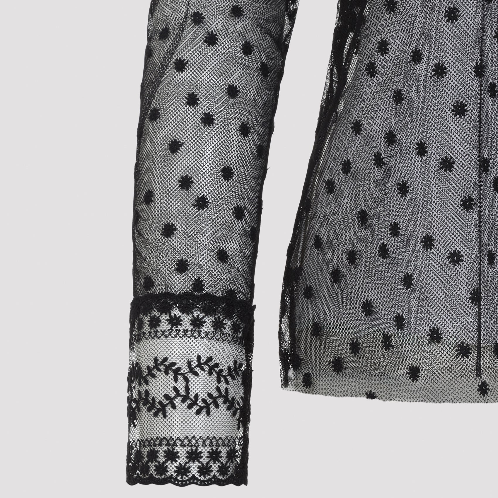 Alberta Ferretti L/S Pois Tulle Top Women ALBERTA FERRETTI