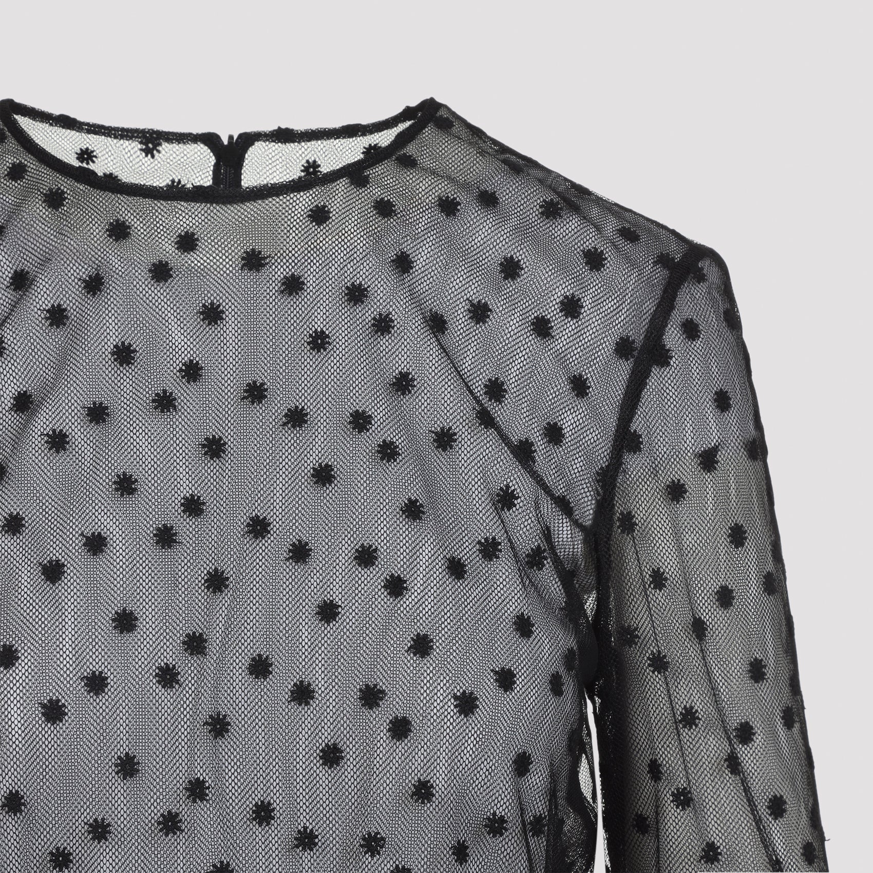 Alberta Ferretti L/S Pois Tulle Top Women ALBERTA FERRETTI