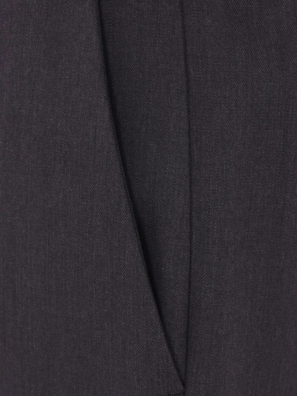 Prada Women Safety-Pin Detail Wool Trousers PRADA