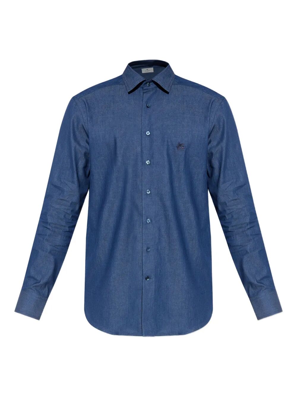 Etro Men Embroidered Logo Cotton Shirt ETRO