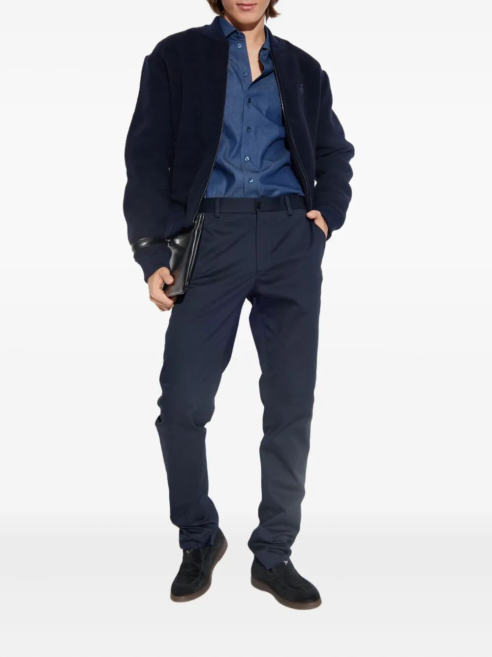 Etro Men Embroidered Logo Cotton Shirt ETRO