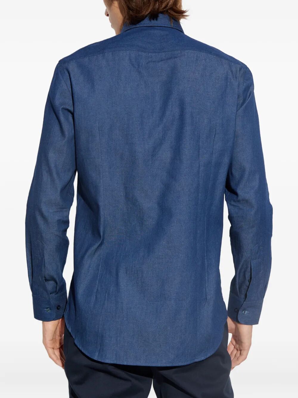 Etro Men Embroidered Logo Cotton Shirt ETRO
