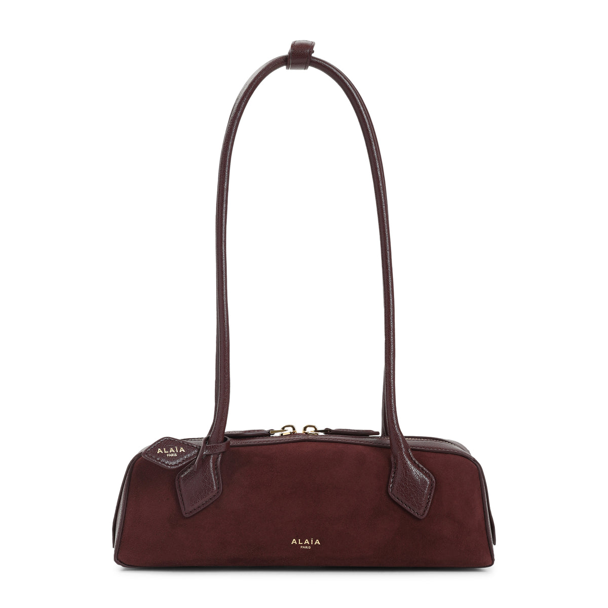 Alaïa Teckel Small Suede Shoulder Bag Women ALAIA