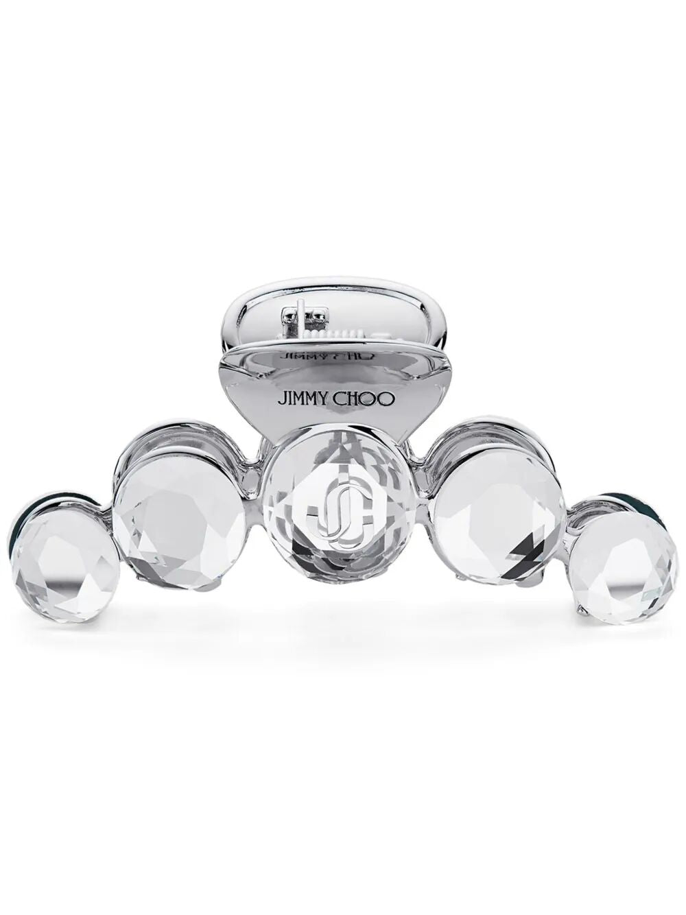 Jimmy Choo Women Silver-Finish Crystal Claw Hair Clip JIMMY CHOO