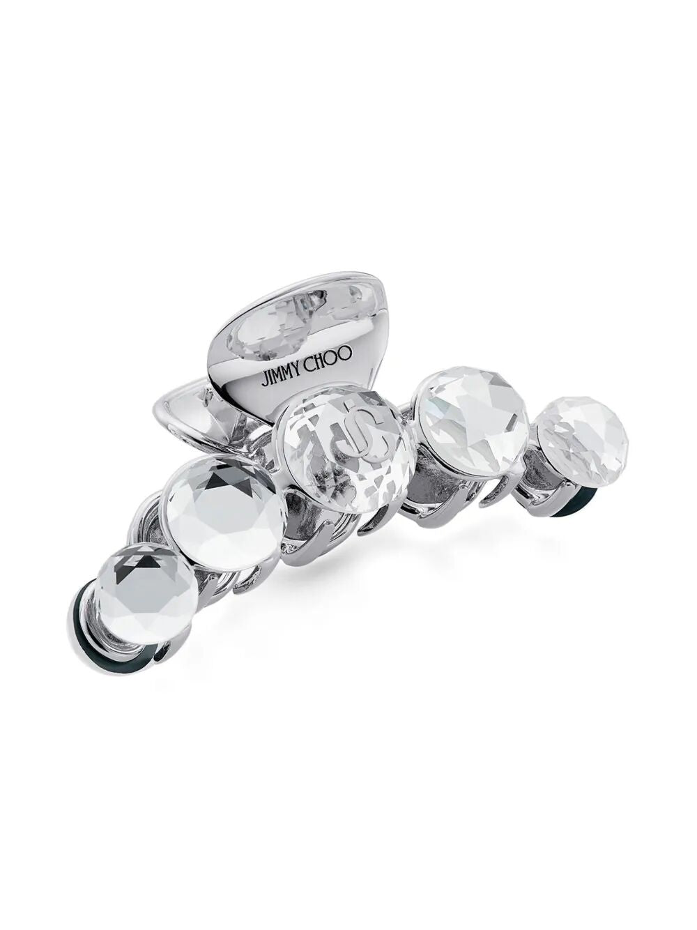 Jimmy Choo Women Silver-Finish Crystal Claw Hair Clip JIMMY CHOO