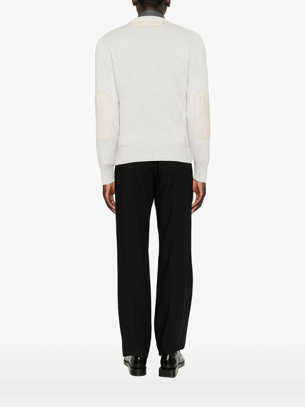 Brunello Cucinelli Men Cashmere Pullover With Patch BRUNELLO CUCINELLI