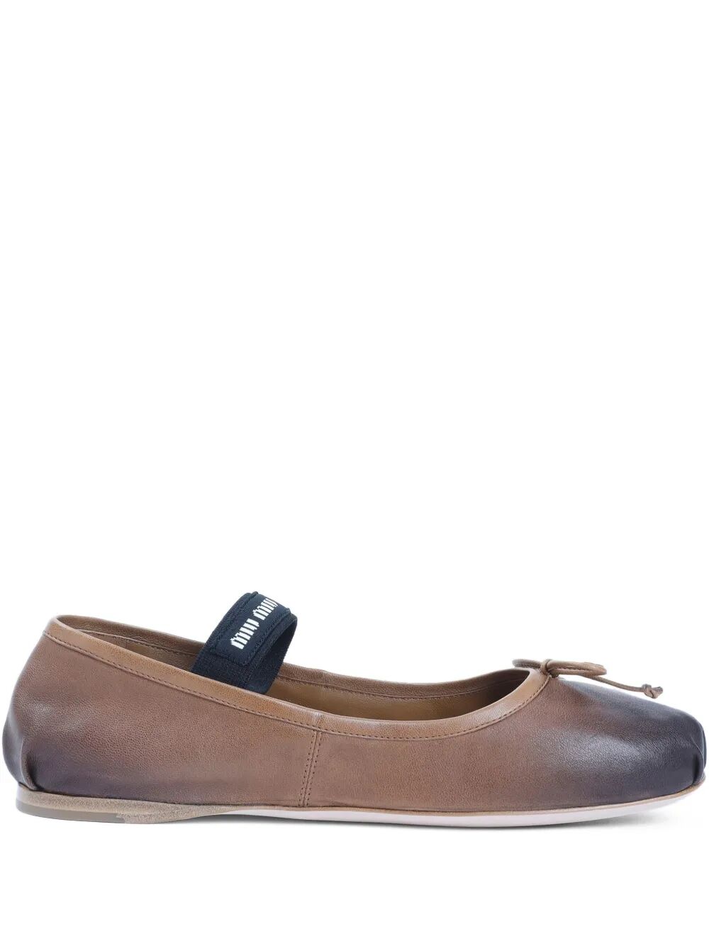 Miu Miu Women Vintage Effect Leather Ballerinas MIU MIU