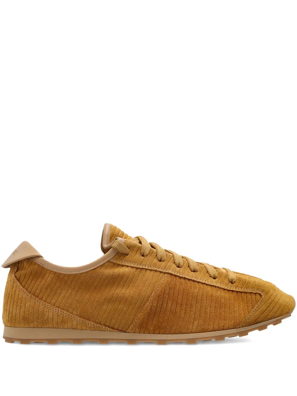 Jacquemus Men Le Tennis Sneakers In Soft Corduroy-Embossed Suede JACQUEMUS