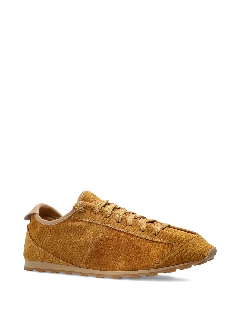Jacquemus Men Le Tennis Sneakers In Soft Corduroy-Embossed Suede JACQUEMUS