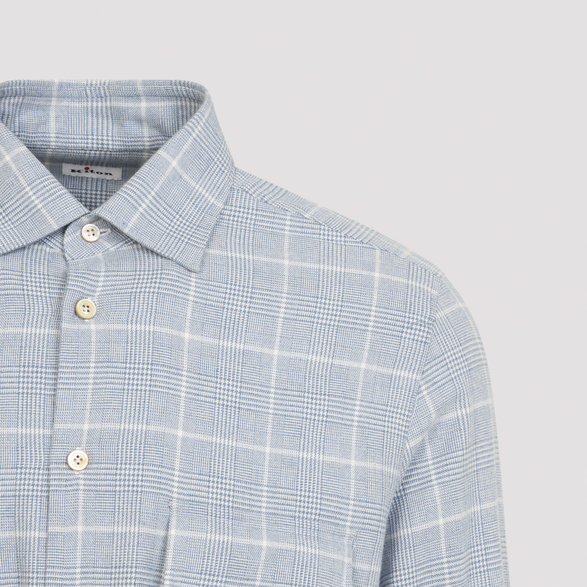 Kiton Flanel Shirt Men KITON