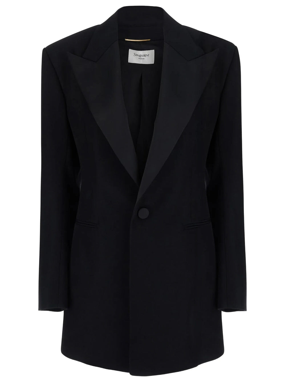 Saint Laurent Women Giacca Smoking Monopetto In Grain De Poudre SAINT LAURENT