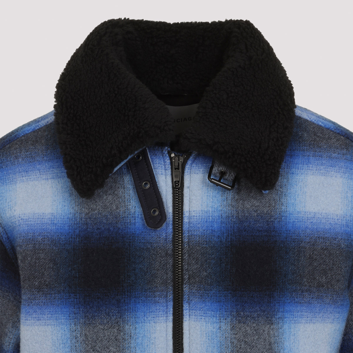 Balenciaga Flannel Bomber Jacket Men BALENCIAGA
