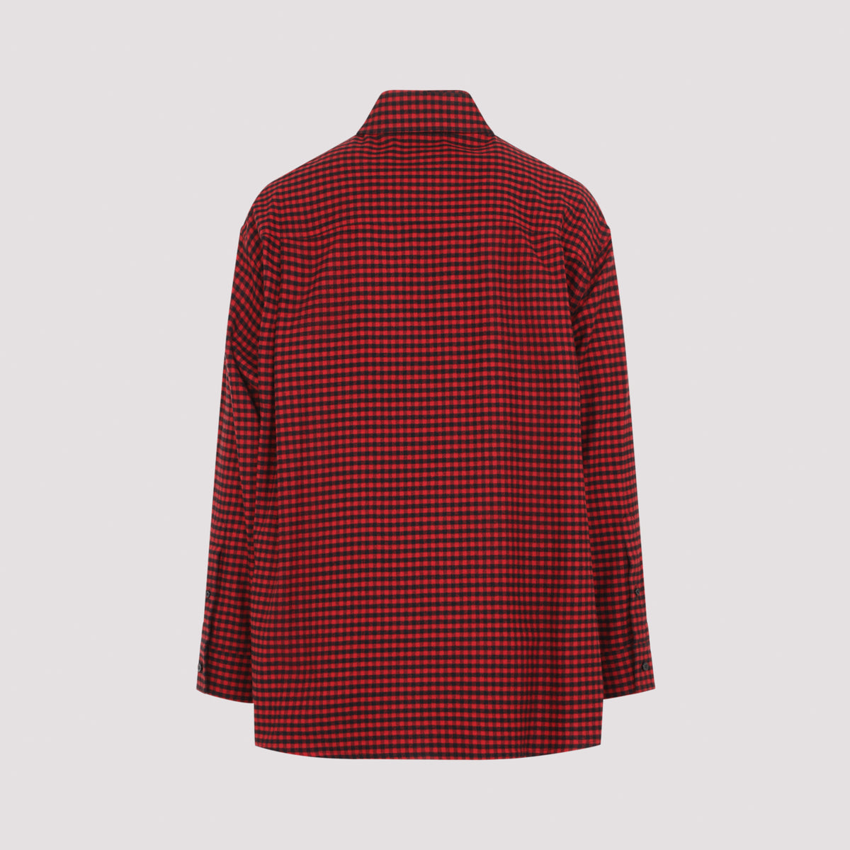 Balenciaga Flannel Overshirt Men BALENCIAGA