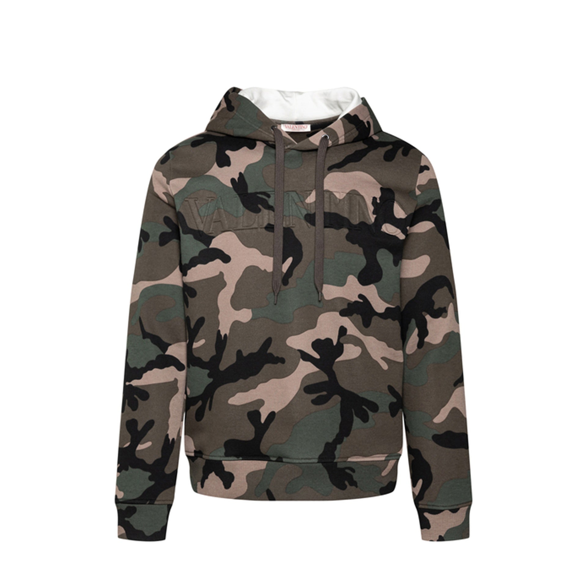 Valentino Camouflage Pattern Hoodie Sweatshirt Men VALENTINO