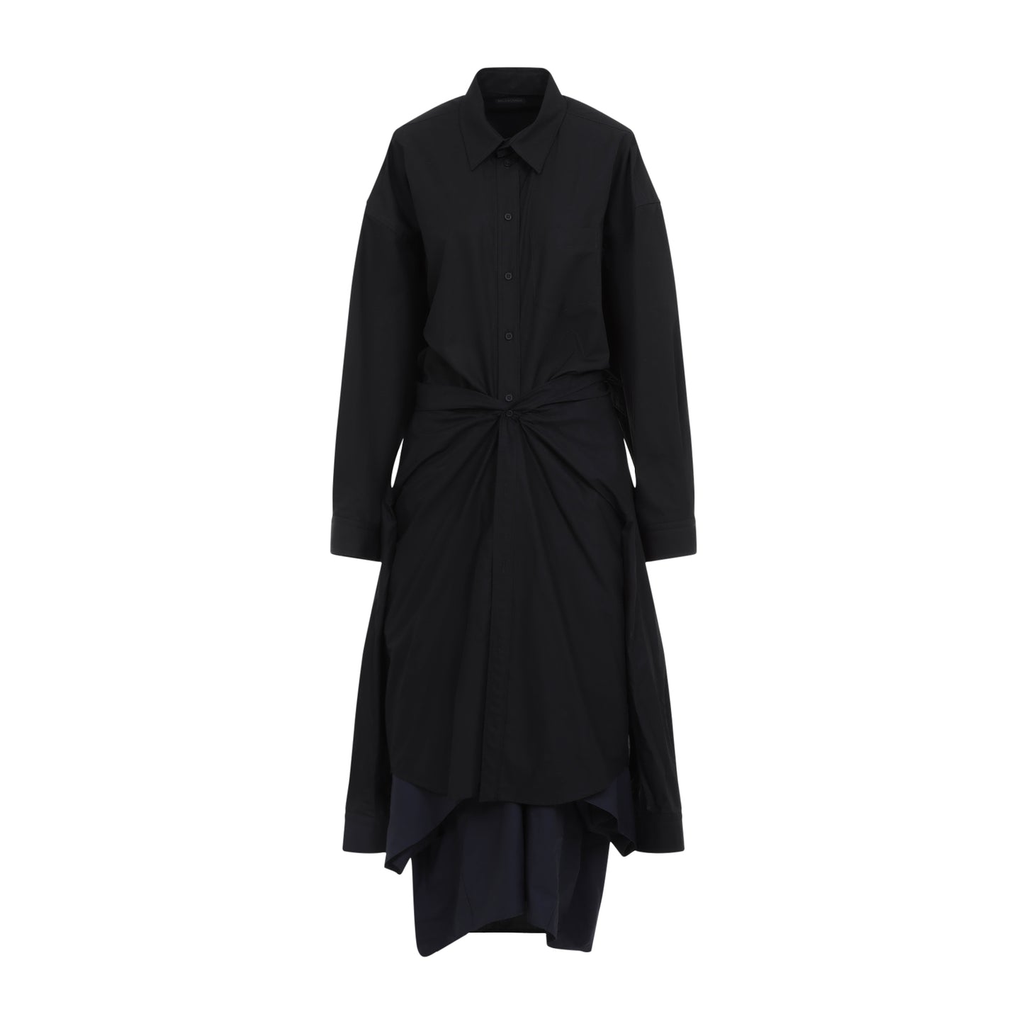 Balenciaga Maxi Patched Shirt Women
