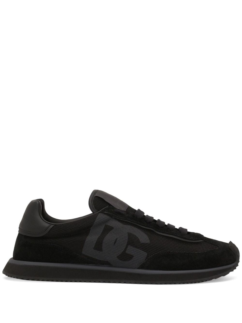 Dolce & Gabbana Men Suede And Mesh Dg Cushion Sneakers DOLCE & GABBANA