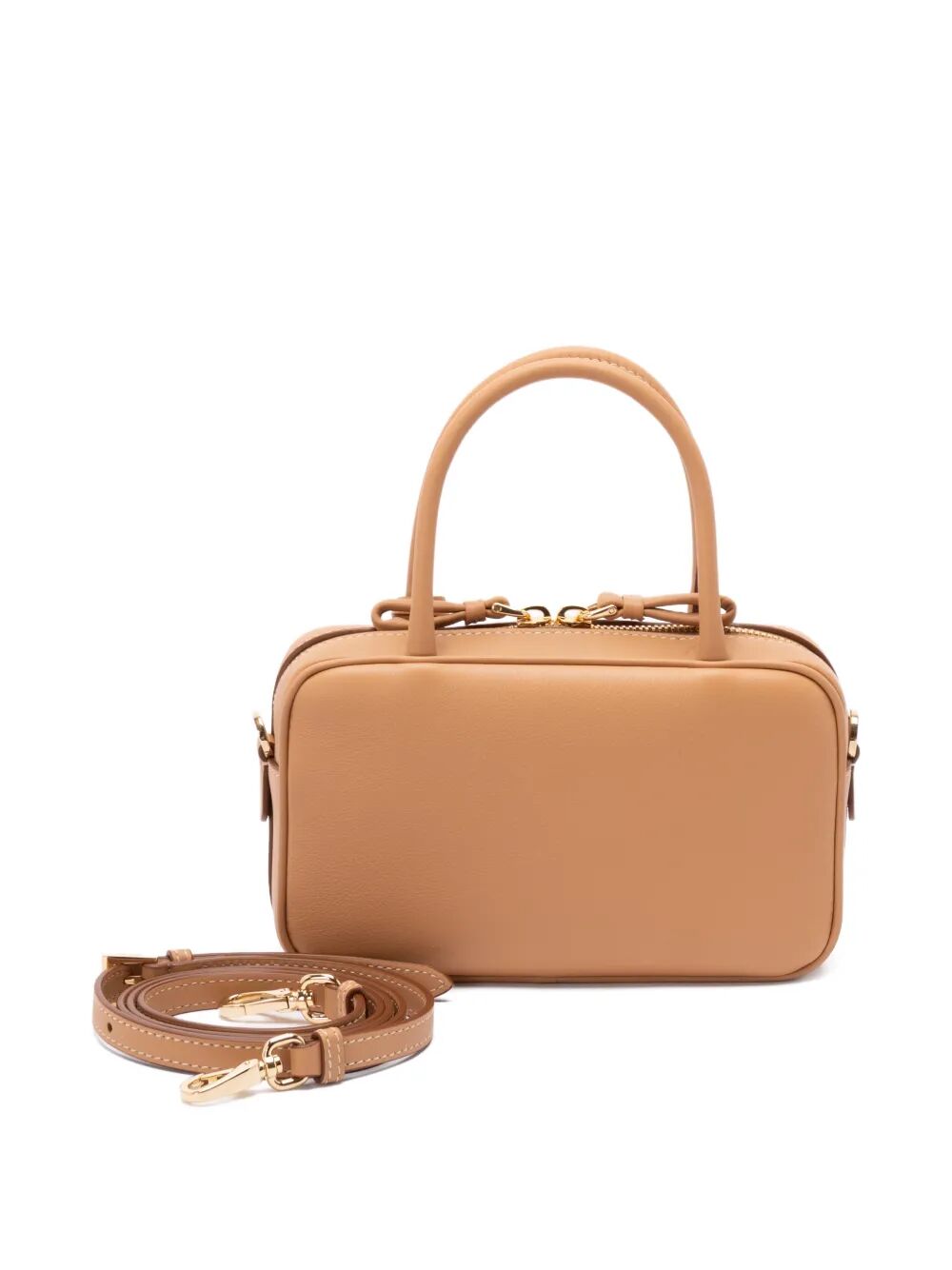 Prada Women Mini Leather Top Handle Bag With Shoulder Strap PRADA
