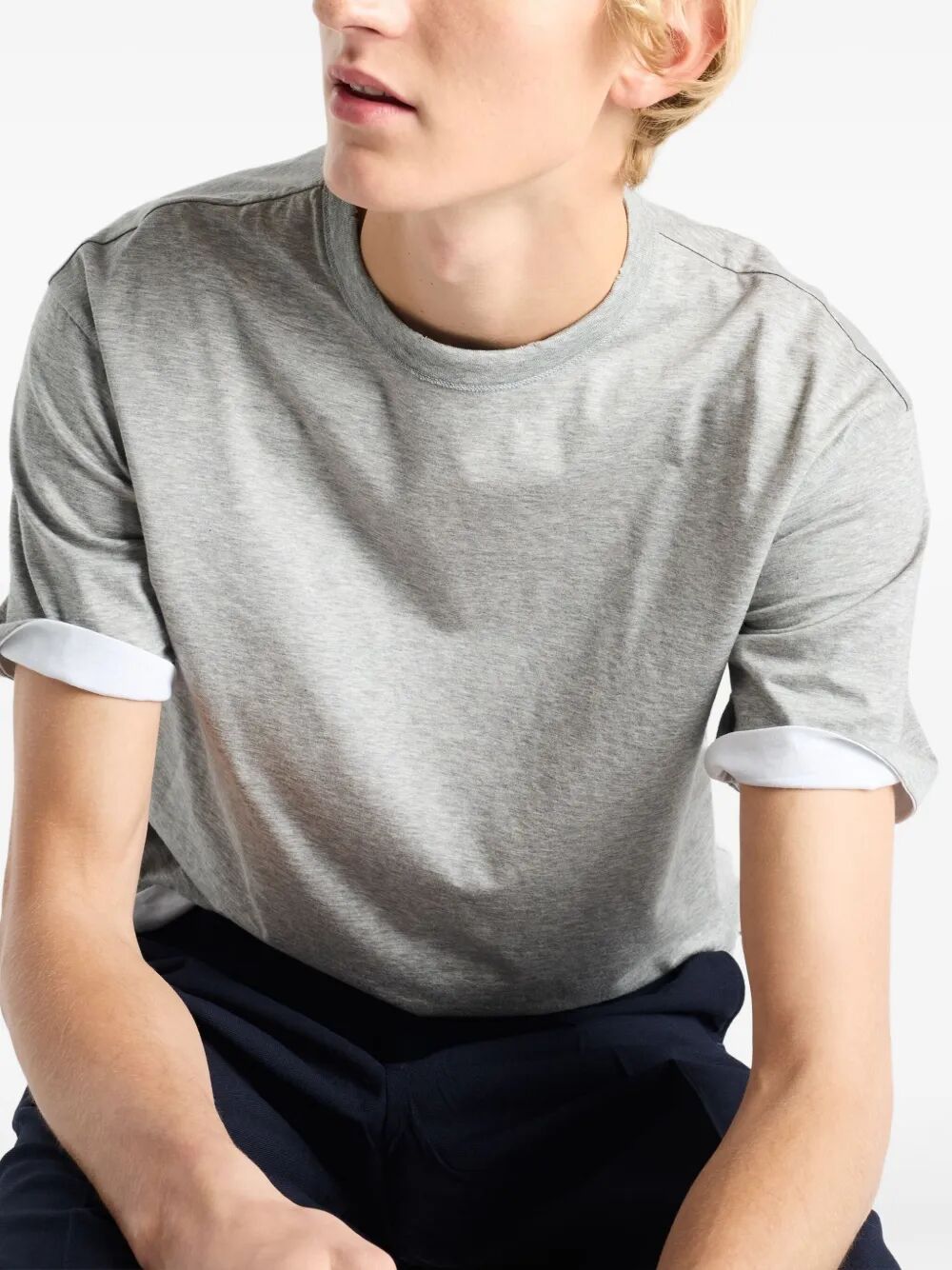 Prada Men Reversible Cotton T-Shirt PRADA