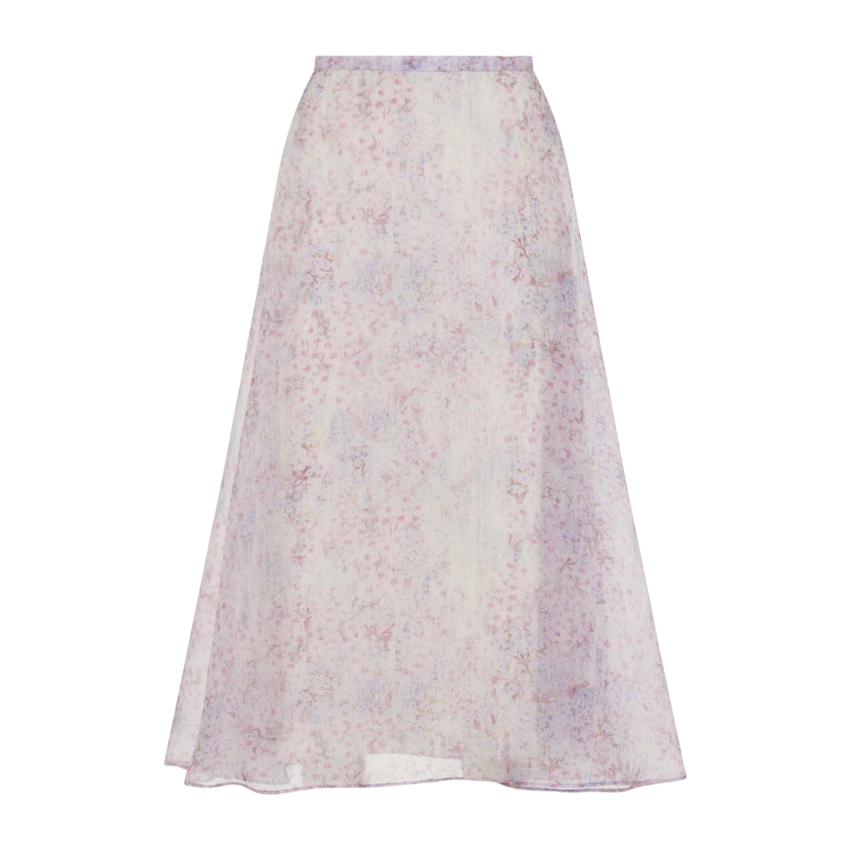 Alberta Ferretti Printed Organza Midi Skirt Women ALBERTA FERRETTI