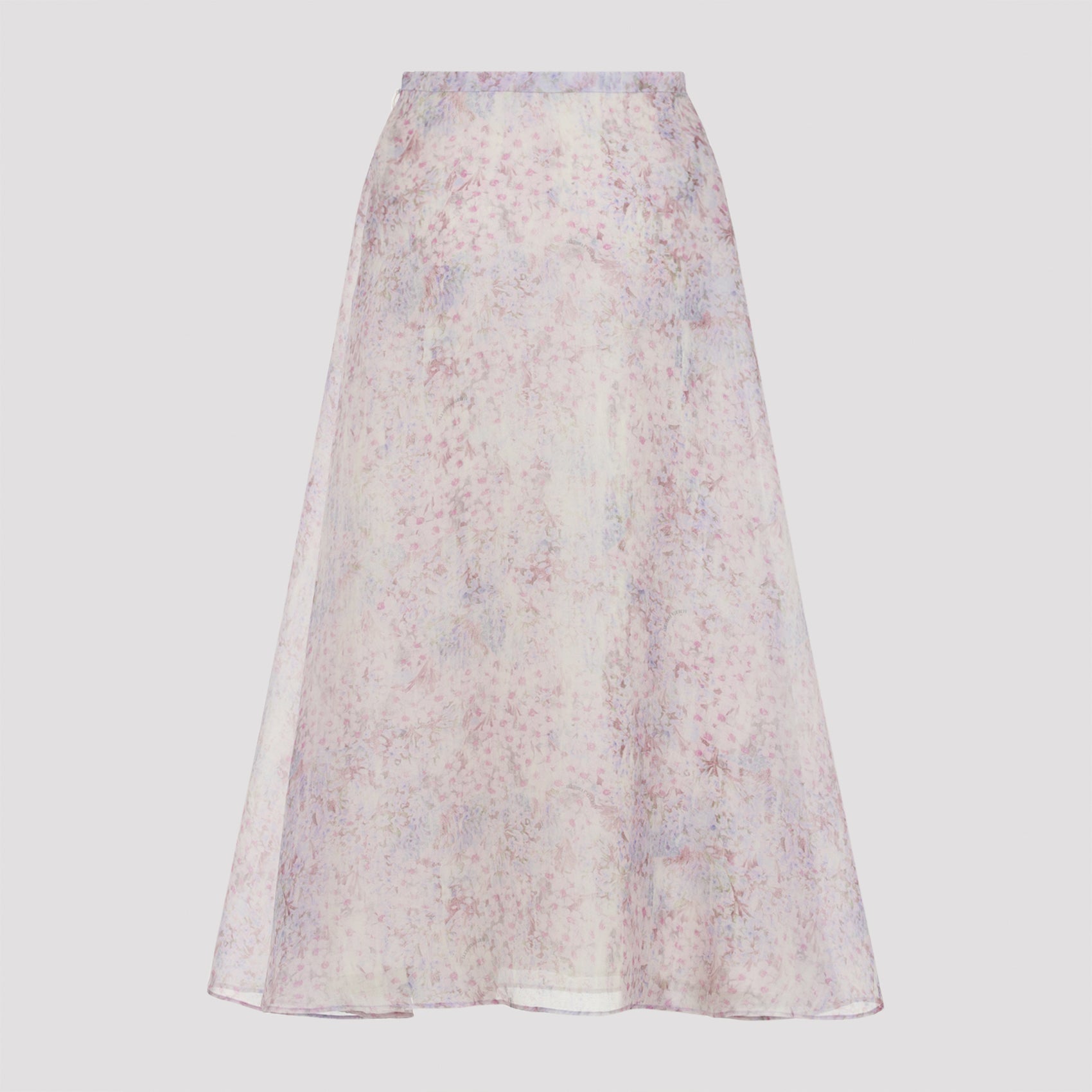 Alberta Ferretti Printed Organza Midi Skirt Women ALBERTA FERRETTI